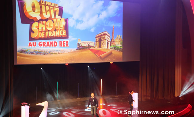 L'équipe de Deen Factor s'est installée pour un soir, celui du 31 octobre, au Grand Rex pour animer le quizz show.