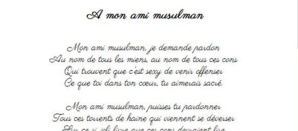 A mon ami musulman A mon ami musulman