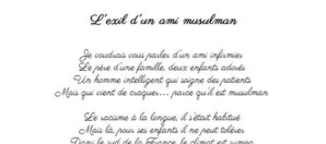 L'exil d'un ami musulman