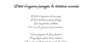 L’état d’urgence prorogée, la dictature avancée L’état d’urgence prorogée, la dictature avancée