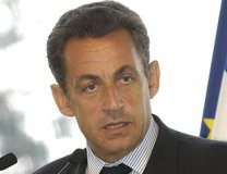 Le président de la République Nicolas Sarkozy