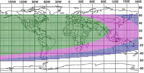 Selon la carte prévisionnelle de l’IAC pour mercredi 18 février 2026, le nouveau croissant lunaire sera visible quasiment partout.