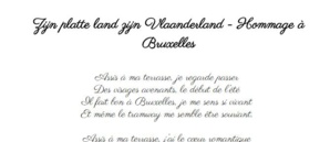 Zijn platte land zijn Vlaanderland - Hommage à Bruxelles Zijn platte land zijn Vlaanderland - Hommage à Bruxelles