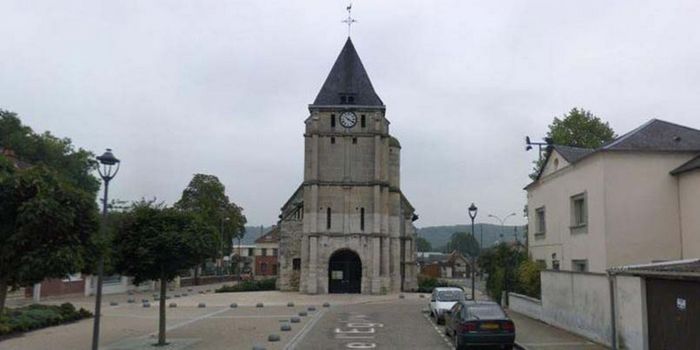 L'église de Saint-Etienne-du-Rouvray.