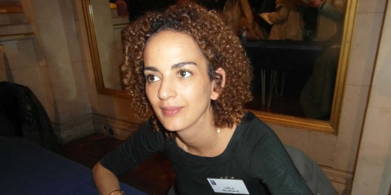 Leïla Slimani lors du Maghreb des livres 2015.