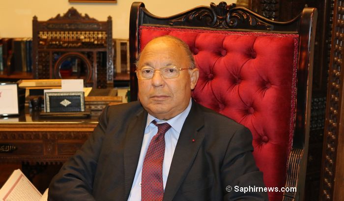 Dalil Boubakeur, président de la Fédération nationale de la Grande mosquée de Paris.