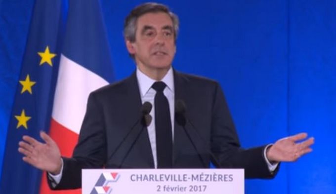 François Fillon au meeting de  Charleville-Mézières le 2 février. © LR