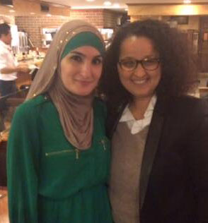 Linda Sarsour et Samia Hathroubi.