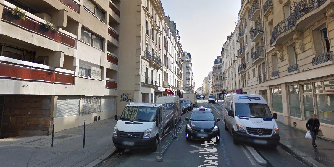Rue de Montreuil dans le 11e arrondissement de Paris. © GoogleStreetView.