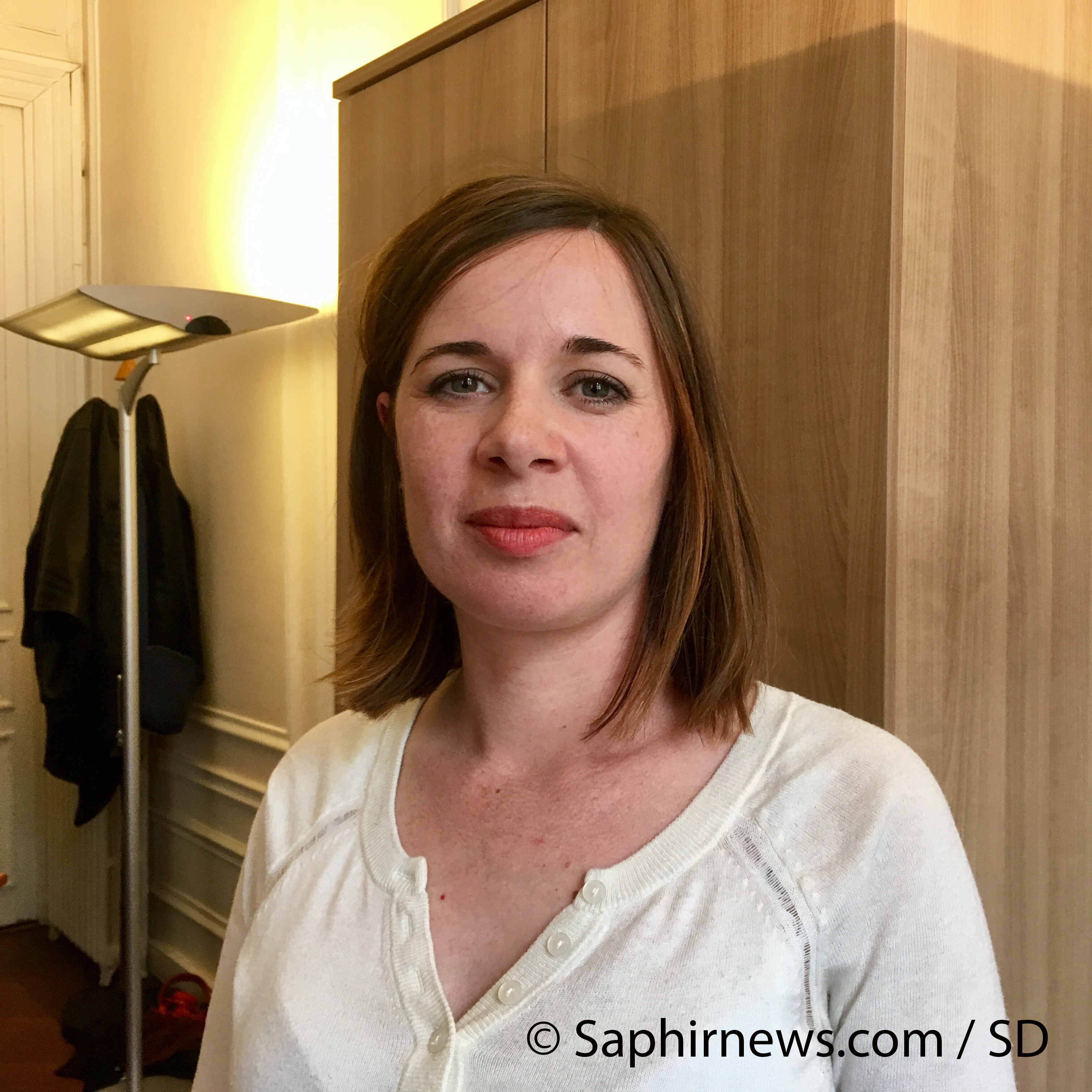 Elise Boscherel, professeure de français et d'histoire-géographie au lycée Louise Michel d'Epinay-sur-Seine  © Saphirnews.com / SD