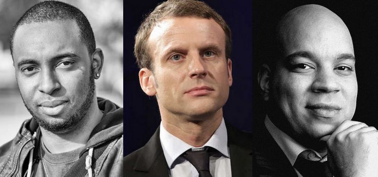 Quelle politique promet Macron pour les banlieues ? Kévin-Victoire Boucaud (à gauche) et Réda Didi, fondateur du think thank Graines de France.