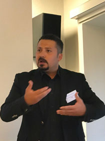Onur Unutulmaz (université d’Ankara) a présenté les premières observations de la recherche sur le Royaume-Uni menée dans le cadre du Global Muslim Diaspora (GMD) Project. © Religioscope