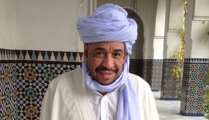Le recteur et imam de la grande mosquée de Clermont-Ferrand Hocine Mahdjoub est décédé samedi 7 octobre à l’âge de 60 ans. Ici en 2013, à la Grande Mosquée de Paris. © DR