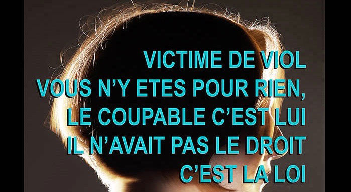 Affiche du Collectif féministe contre le viol.