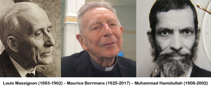 En 2009 est publiée, grâce au P. Maurice Borrmans, la correspondance qu'ont échangée le professeur au Collège de France Louis Massignon et le professeur Muhammad Hamidullah, premier musulman à avoir traduit le Coran en français dans son intégralité.