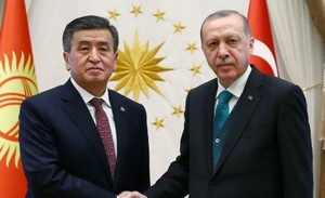 Sooronbai Jeenbekov et Recep Tayyip Erdogan © AKP/Twitter
