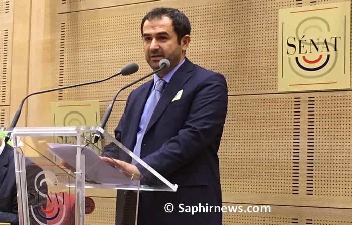 Le président du Conseil français du culte musulman (CFCM) Ahmet Ogras a prononcé le discours inaugural lors du colloque organisé par l'instance vendredi 21 septembre au Sénat.