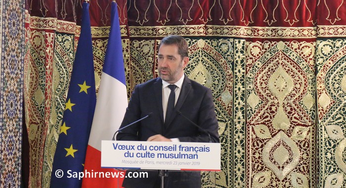 Aux vœux du CFCM, Christophe Castaner plaide pour des « représentants puissants » du culte musulman