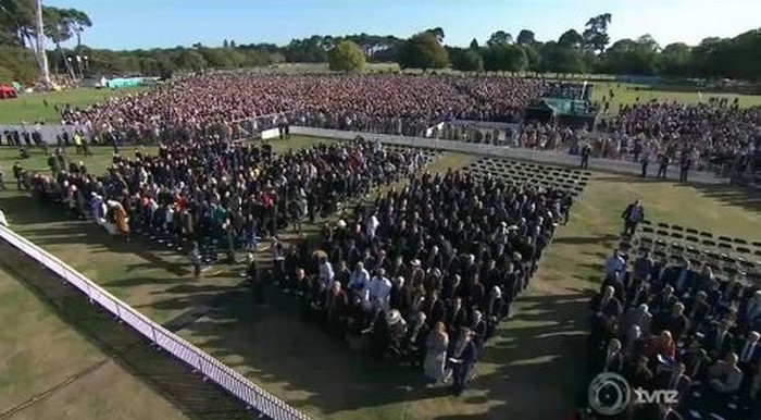 A Christchurch, une cérémonie nationale à la mémoire des victimes fait battre le cœur de la Nouvelle-Zélande