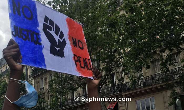 « Pas de justice, pas de paix ! » A Paris, un non franc et massif au racisme et aux violences policières