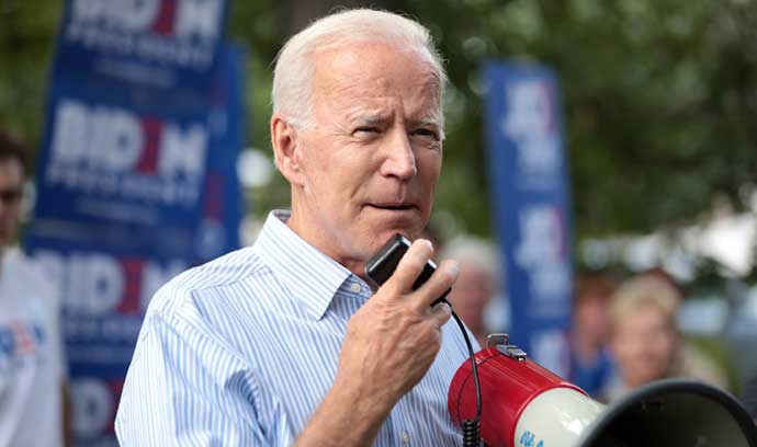 Le candidat démocrate à la présidentielle américaine Joe Biden courtise ouvertement et activement le vote des musulmans contre Donald Trump en novembre 2020. © Gage Skidmore / Flickr