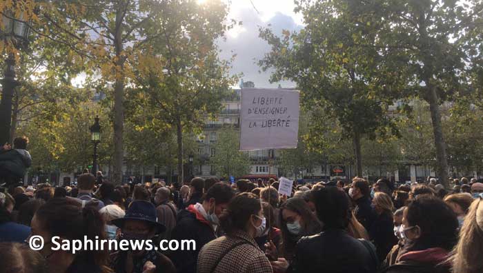 Après l'attentat de Conflans, les hommages appuyés à Samuel Paty au nom des libertés