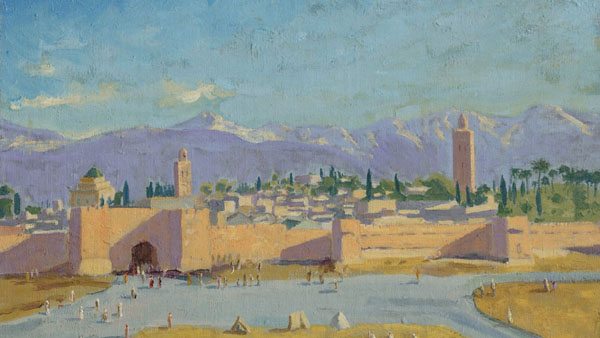 « Tower of the Koutoubia Mosque » de Winston Churchill © Christie's