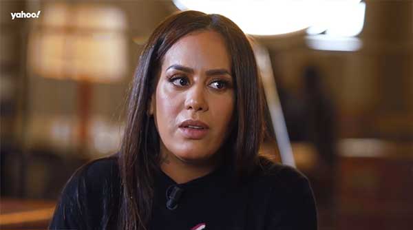 Quand Amel Bent parle ouvertement de l’éducation de ses enfants dans la religion musulmane. © Capture d’écran de La Face Katché/Yahoo