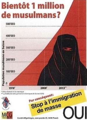Suisse : plainte contre une affiche islamophobe