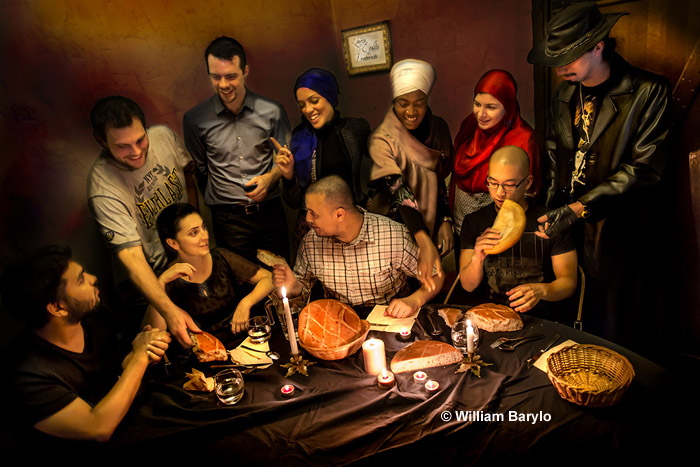 Une des photos réalisées par William Barylo, en vue de la campagne « Nous sommes la Nation », lancée par le Collectif contre l'islamophobie en France (CCIF) en novembre 2012. Celle-ci n'a finalement pas été retenue, mais son auteur a voulu faire partager sa genèse.