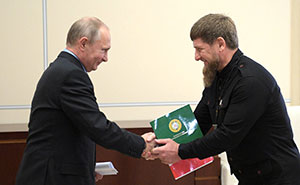 Poutine et Kadyrov. © Kremlin