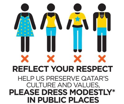 Qatar : expatriés et touristes invités à se couvrir