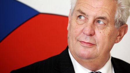 Milos Zeman, président de la République tchèque.