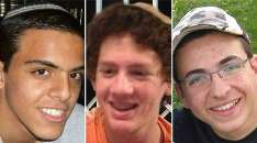 Les trois adolescents israéliens retrouvés morts.