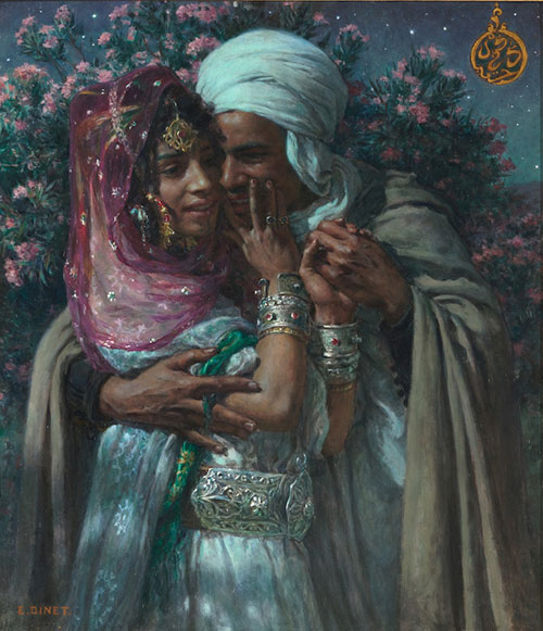Etienne Dinet, Esclave d'amour et Lumière des yeux : Abd-el-Gheram et Nouriel-Aîn, Musée d’Orsay