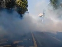 Gaz lacrymogène en plein Paris