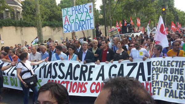 Manif pour Gaza : 25 000 personnes dans les rues de Paris