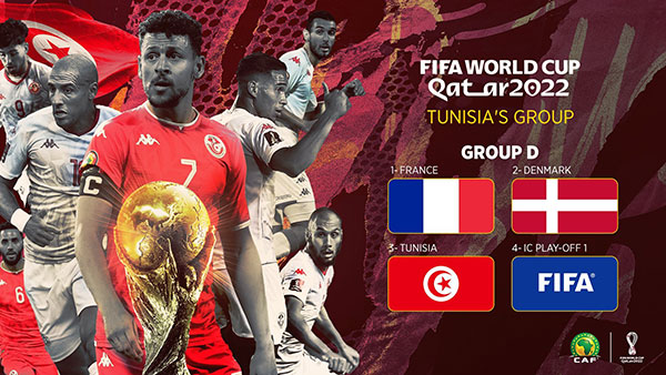 Coupe du Monde 2022 : Le groupe et les rivaux de la Tunisie, dates et  horaires des matches