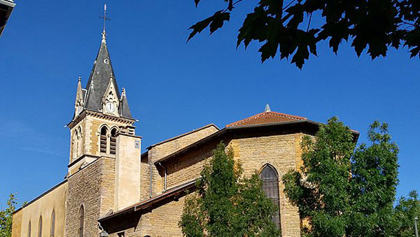 Après la profanation, mardi 10 janvier 2023, d'une église de Champagne-au-Mont-d'Or, les mosquées du Rhône ont affiché leur solidarité envers les catholiques. © CC BY-SA 4.0 /Sebleouf