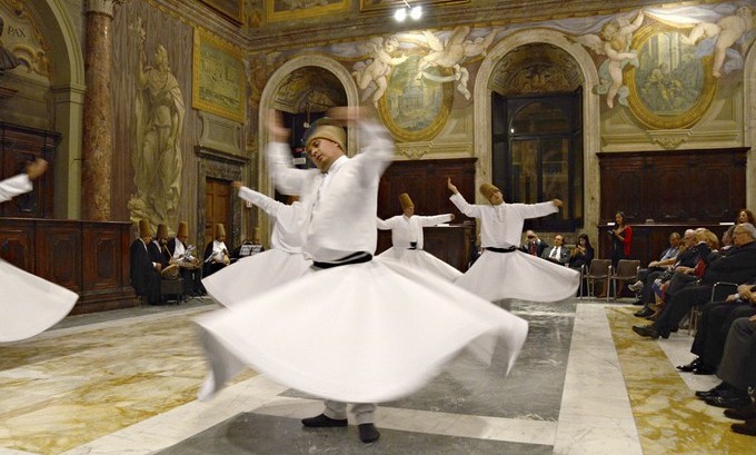 Sema au Palais de la Chancellerie du Vatican le 24 septembre 2014. © Nihal Aral
