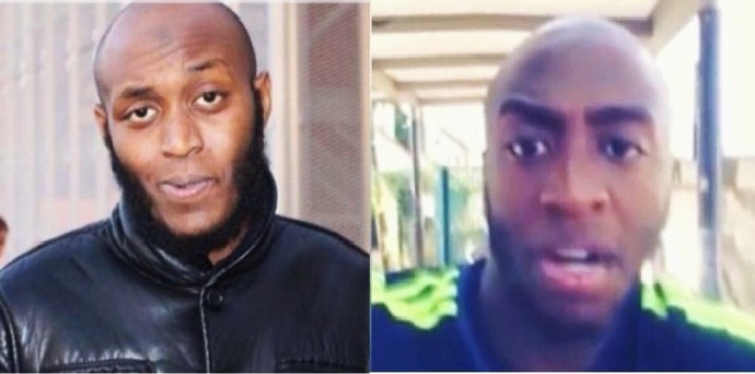 L'humoriste (à dr.) présenté à tort comme étant Bertrand Nzohabonayo (à g.).