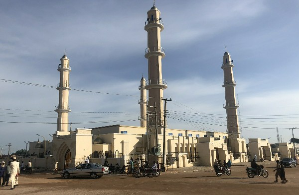 La mosquée centrale de Zaria, au Nigeria, avant l'effondrement d'une partie du bâtiment vendredi 11 août 2023. CC BY-SA 4.0