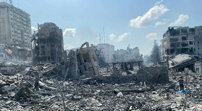 La bande de Gaza fait face à une catastrophe humanitaire sans précédent qui préoccupe les agences de l'ONU et les ONG, qui appellent à un cessez-le-feu immédiat. © Palestinian News & Information Agency (Wafa) in contract with APAimages