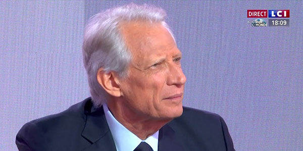 Israël/Palestine : la réponse forte de Dominique de Villepin à ses détracteurs l'accusant d'antisémitisme