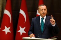 Recep Tayyip Erdogan, présidentv de la Turquie.