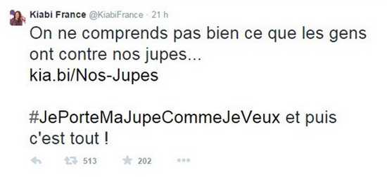 Kiabi France a pris la défense d'une jeune fille exclue de son école pour une jupe trop longue... achetée auprès de l'enseigne.