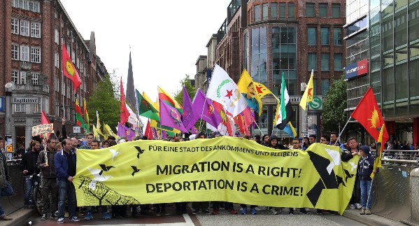 Une mobilisation d'ampleur contre l'extrême droite a été constatée à travers l'Allemagne en janvier 2024. © Rasande Tyskar/2014