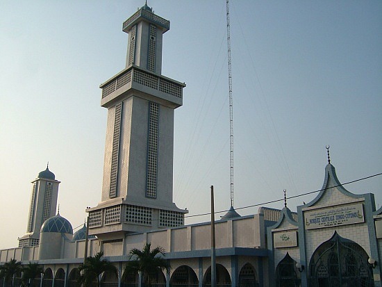 La Grande Mosquée de Cotonou.