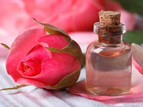 L'eau de rose a des bienfaits reconnus depuis l'Antiquité : elle donne un éclat immédiat, rafraîchit le teint et, anti-inflammatoire, elle soulage même des coups de soleil.