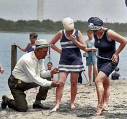 La France en maillot de bain, garant de la « civilisation »